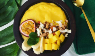 Tropical mango smoothie