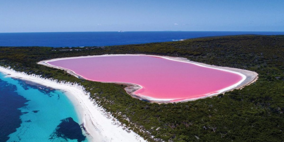 Pink-lake