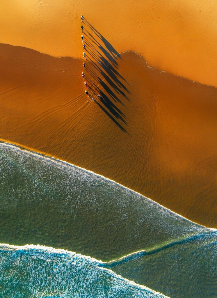 Camel Shadows at Sunset by Jim Picôt - M2woman